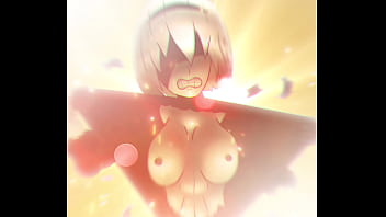 2B's epic tits reveal