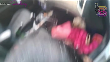 Quase que o meu marido policial ve eu dando dentro do carro para um PAU GIGANTESCO