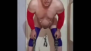 thumb hanging heavy c  hains from my nipples with ni nipples with nip ipples with nip