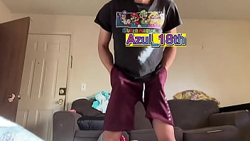 Twink gets completely naked | Virgin Penis