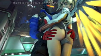 thumb mercy x soldier  76 overwatch loop oop oop oop