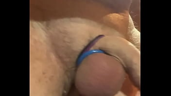 Uncut floppy cock swinging