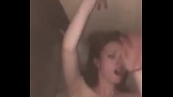 Sweaty girl gets stuffed