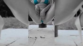 Anyone else wear heels and a bikini in their backyard? Just a normal Saturday