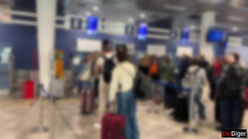 Public Dick Flashing in Airplane - Girl Brought Me To Cumshot In 2 Minutes 