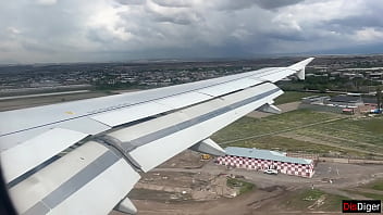 Public Dick Flashing in Airplane - Girl Brought Me To Cumshot In 2 Minutes 