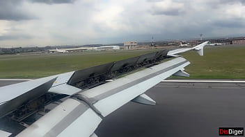 Public Dick Flashing in Airplane - Girl Brought Me To Cumshot In 2 Minutes 