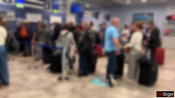 Public Dick Flashing in Airplane - Girl Brought Me To Cumshot In 2 Minutes 