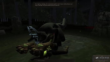 Furry fucks a woodland spirit - Hunt and Snare