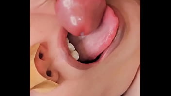 Audible jets of cum land right in Kimmi’s mouth as she lies back and gets filled like a good wife. She shows it off... ...