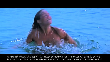 Jaws: Sexy Nude Blonde Skinny Dipping Girl GIF