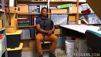 Black shoplifter screwed