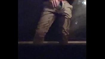 dare (pee desperation challenge): tied up by my flatmate, I couldn't take off my pants even though I was desperate to piss