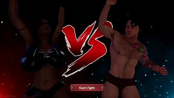 Rina VS Billy Bob (Naked Fighter 3D)