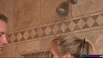 thumb soapy masseuse  strips down in the bathroom th the bathroom the bathroom