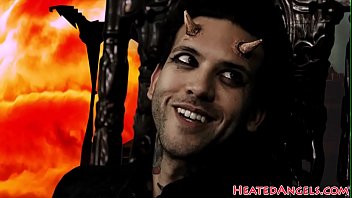 Busty goth babe gets fucked and jizzed on