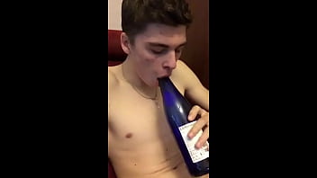 Justin self facial, piss, riding