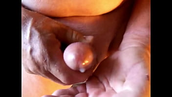 Sissy cums while riding John Holmes dildo