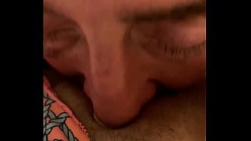 I suck her cum out with a straw and