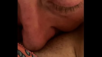 I suck her cum out with a straw and