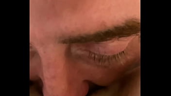 I suck her cum out with a straw and