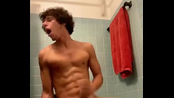 Guy riding dildo and cumming