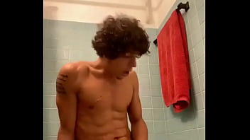 Guy riding dildo and cumming
