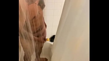 thumb in shower   