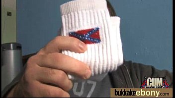 Ebony Babe Sucks Group Of White Guys 5