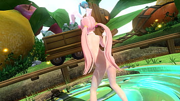 Megurine Luka Popipo Project diva Nude Mod Full Nude Bunny costume