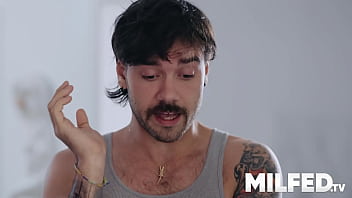 thumb busty milf teac  her touches my cock during cl  cock during cla cock during cla