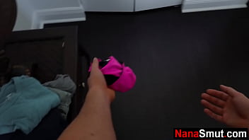 My hot step grandma sucked my cock!