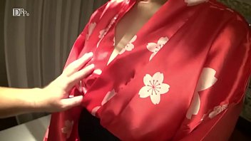 Red yukata dyed white with breast milk 1