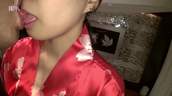 Red yukata dyed white with breast milk 1