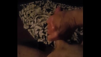 thumb oiled up and ru  bbing one out  