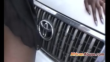 African babe enjoys a good fuck outside