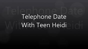 thumb telephone date  with teen heidi   