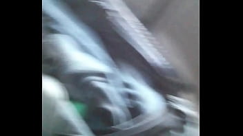 white whore in car