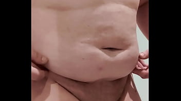 Flabby chubby virgin boy