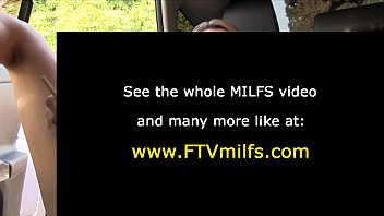 Milf masturbates close up