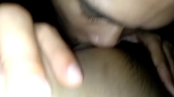 Spreading Thai girl's pussy and fucking her clit