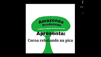 Coroa rebolando na pica