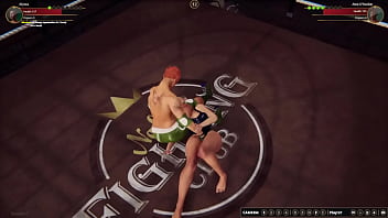 Alyssa VS Aine O'Rackie (Naked Fighter 3D)