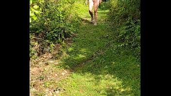 thumb naked walk in t  he woods  