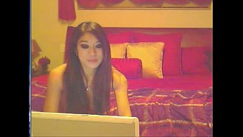 Young asian gets on cam for first time