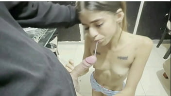 Step Sister While Sucking Him For The First Time, Makes Her Happy FULL STORY
