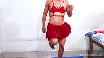 Impotent penis sissy shemale show off her feminine sid