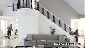 Squatter busted and fucked on camera