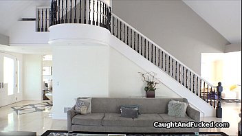 Squatter busted and fucked on camera