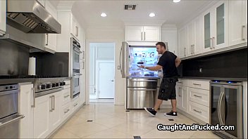 Squatter busted and fucked on camera